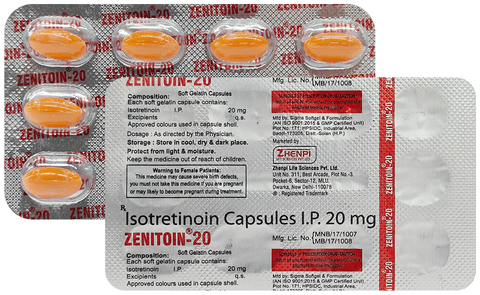 Zenitoin 20 Soft Gelatin Capsule