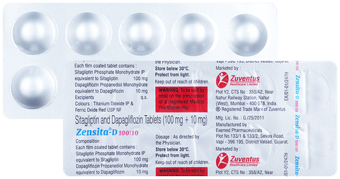 Zensita-D 100/10 Tablet