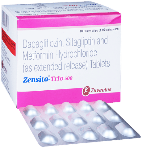 Zensita Trio 10mg/500mg/100mg Tablet ER