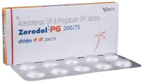 Zerodol-PG 200/75 Tablet SR
