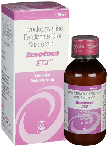 Zerotuss Oral Suspension Sugar Free Mango