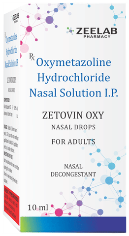 Zetovin Oxy 0.05% Nasal Drops Nasal Drops