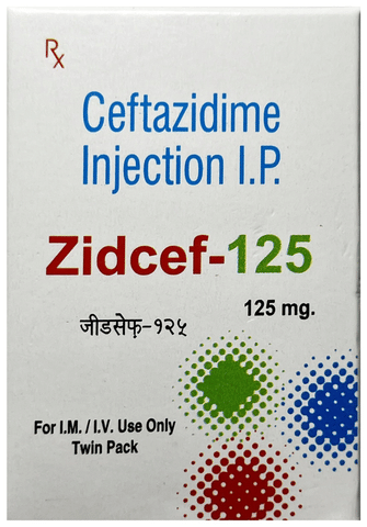 Zidcef 125 Injection