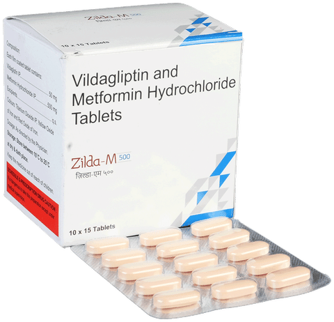 Zilda M 500mg/50mg Tablet