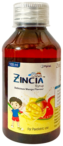 Zincia Syrup Delicious Mango