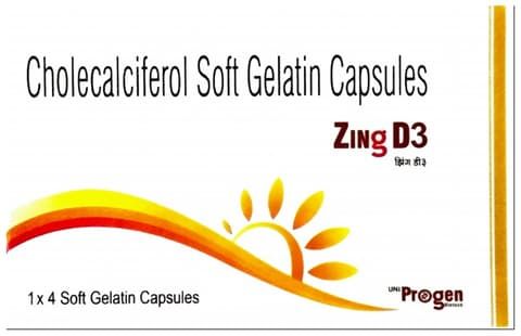 Zing D3 Soft Gelatin Capsule