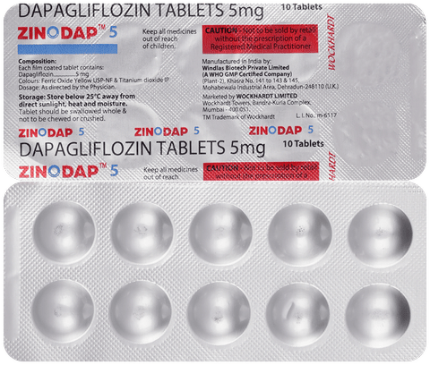 Zinodap 5mg Tablet