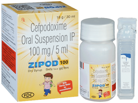 Zipod 100mg/5ml Dry Syrup