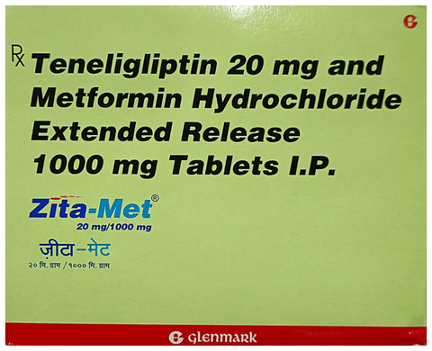 Zita-Met 1000mg/20mg Tablet ER
