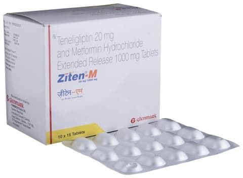 Ziten-M 1000mg/20mg Tablet ER