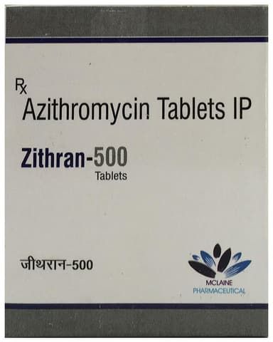 Zithran 500 Tablet
