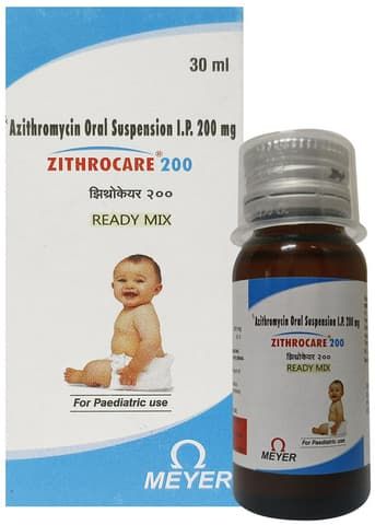 Zithrocare 200mg Suspension