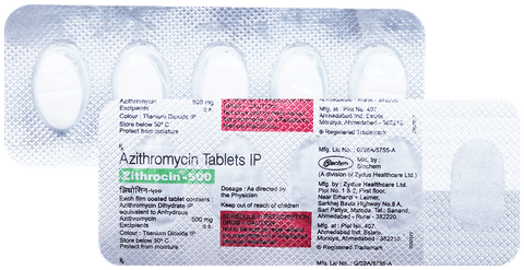 Zithrocin 500mg Tablet