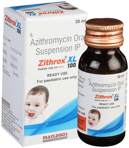 Zithrox XL 100mg/5ml Dry Syrup