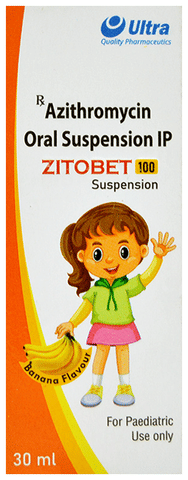 Zitobet 100 Oral Suspension Banana