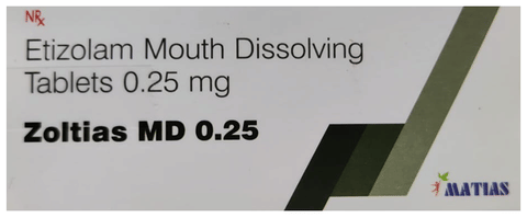Zoltias MD 0.25 Tablet