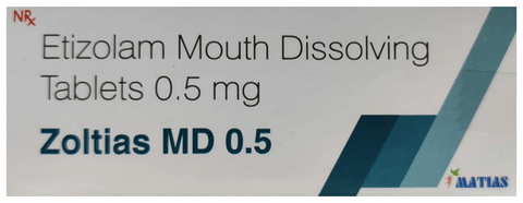Zoltias MD 0.5 Tablet