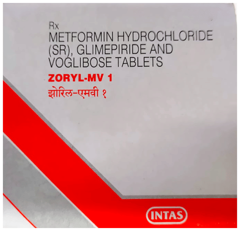 Zoryl MV 1 Tablet SR