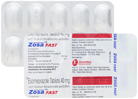 Zosa Fast 40mg Tablet
