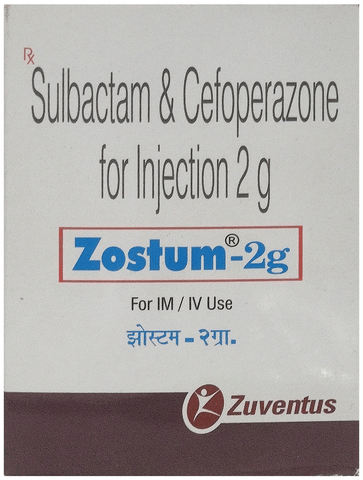 ZOSTUM 1000 MG/1000 MG INJECTION