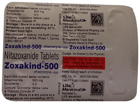 Zoxakind 500 Tablet