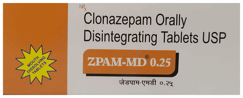 Zpam Beta 0.25mg/10mg Tablet