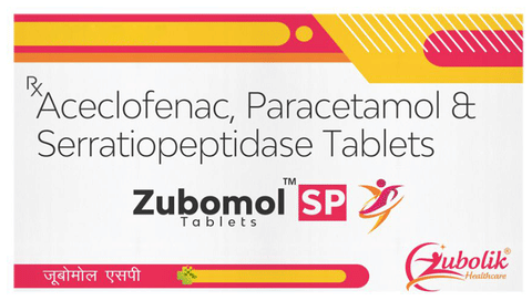 Zubomol SP 100mg/325mg/15mg Tablet