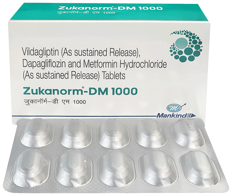 Zukanorm-DM 1000 Tablet SR