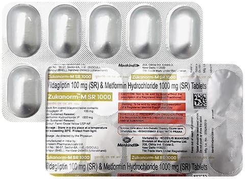 Zukanorm M 1000mg/100mg Tablet SR