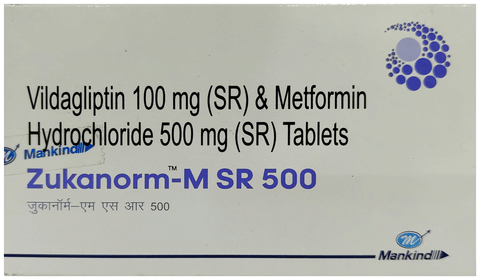 Zukanorm M 500mg/100mg Tablet SR