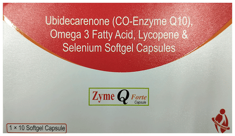 Zyme Q Forte Soft Gelatin Capsule